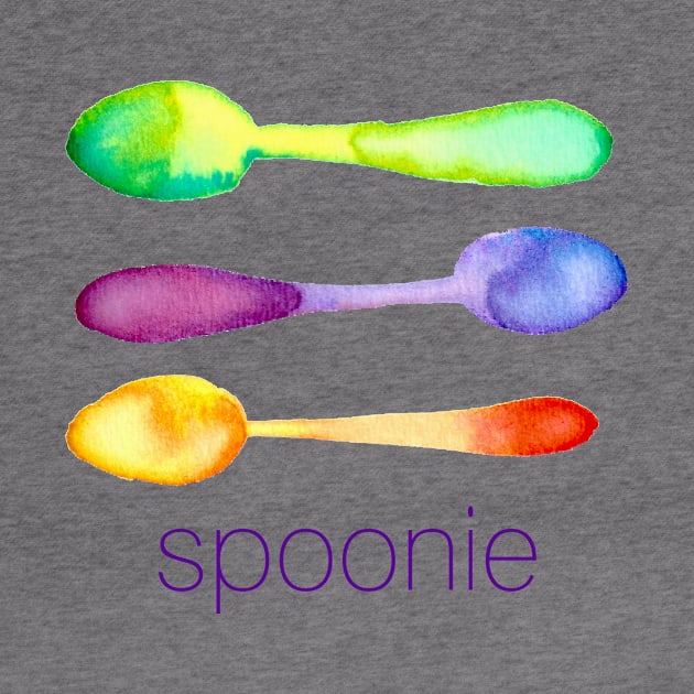 Spoonie (Three Watercolor Spoons) by KelseyLovelle